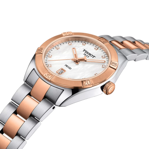 Ceas Tissot PR 100 Sport Chic T101.910.22.116.00 - detaliu bratara