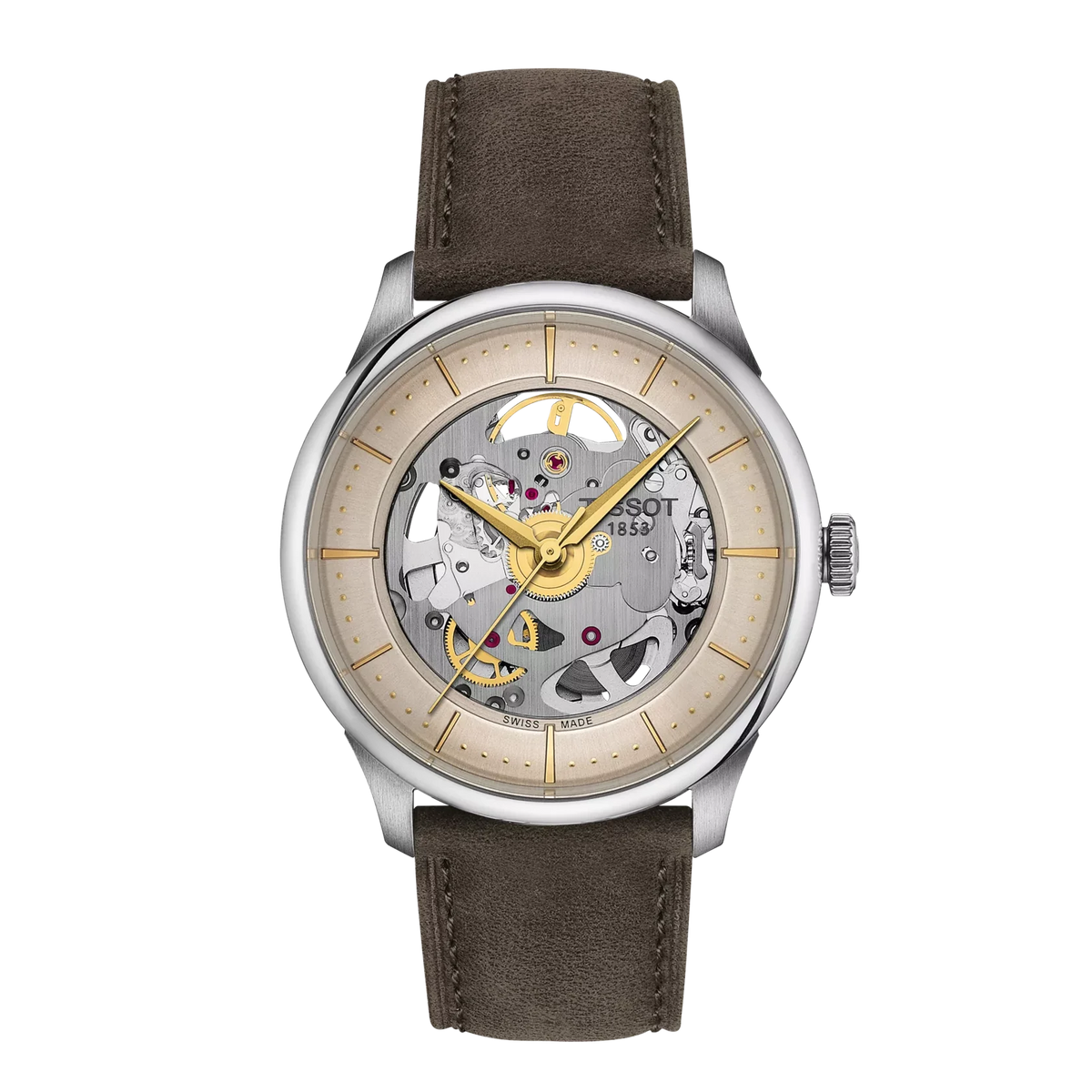 Ceas Tissot Chemin des Tourelles Skeleton 39mm