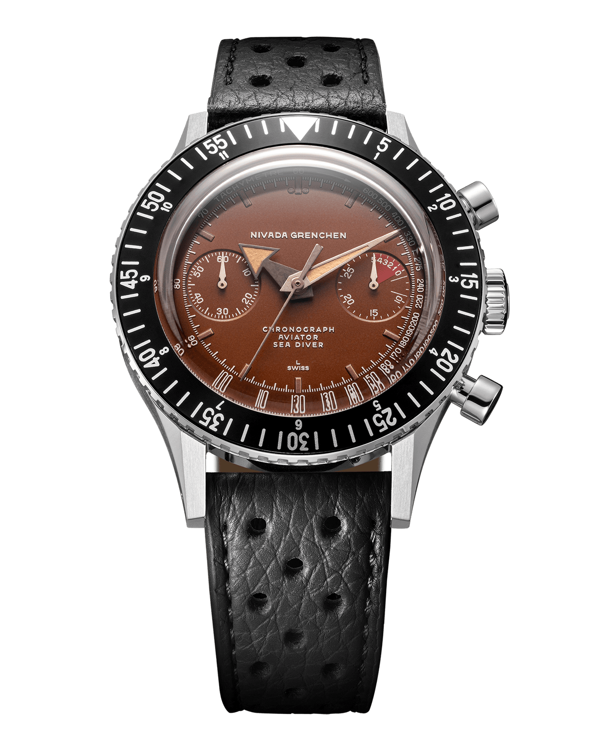 Nivada Chronomaster Tropical 41mm - detaliu