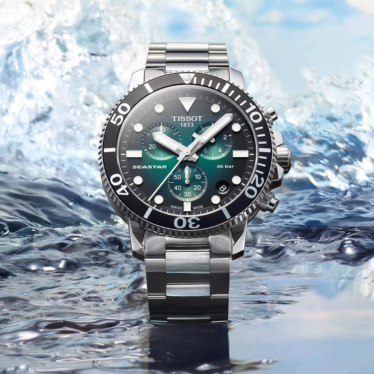Ceas Tissot Seastar 1000 Chronograph 45.5mm