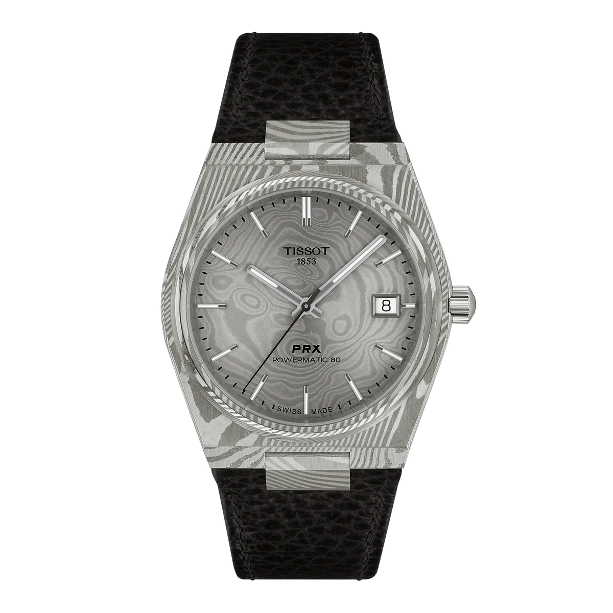 Ceas Tissot PRX Damascus Steel 38mm