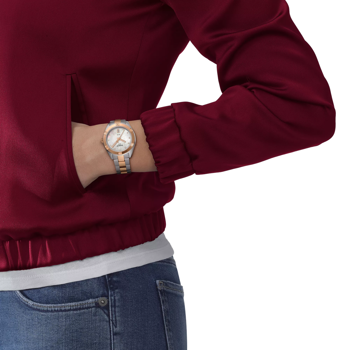 Ceas Tissot PR 100 Sport Chic T101.910.22.116.00 - pe incheietura