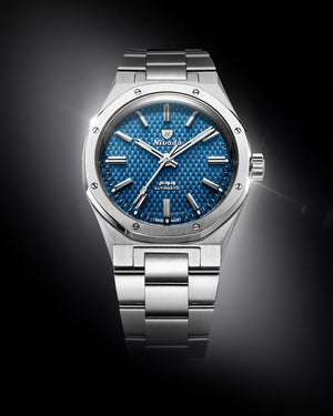 Nivada F77 Blue MK2 38mm, fata, fara data