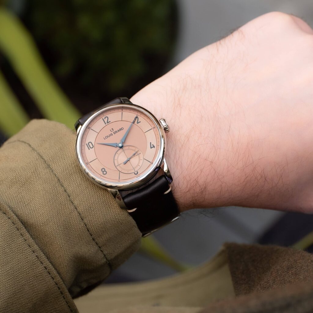 Ceas Louis Erard Petite Seconde Terracotta 42mm